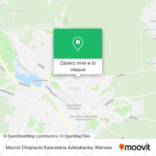 Mapa Marcin Chojnacki Kancelaria Adwokacka