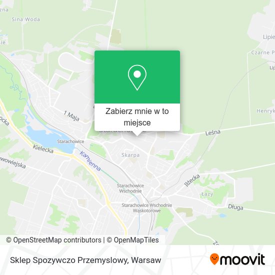 Mapa Sklep Spozywczo Przemyslowy