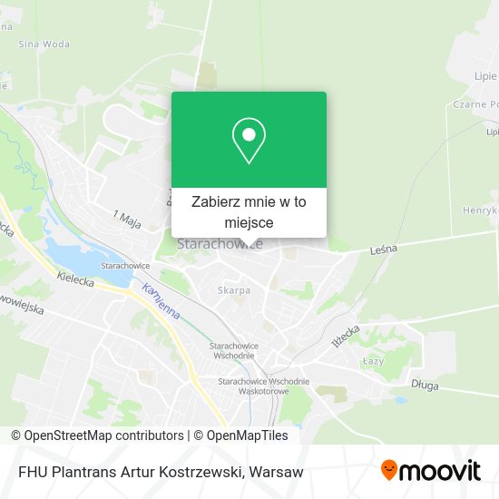 Mapa FHU Plantrans Artur Kostrzewski