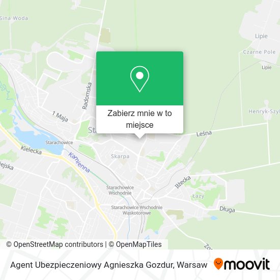 Mapa Agent Ubezpieczeniowy Agnieszka Gozdur