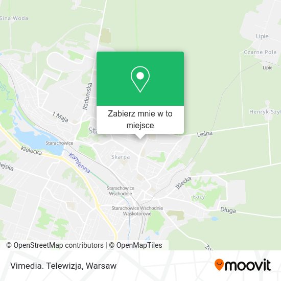 Mapa Vimedia. Telewizja