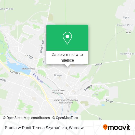 Mapa Studia w Danii Teresa Szymańska