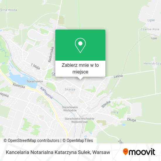 Mapa Kancelaria Notarialna Katarzyna Sułek