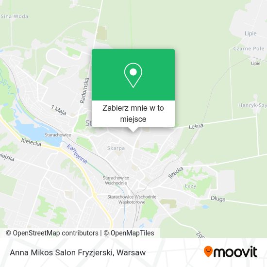 Mapa Anna Mikos Salon Fryzjerski