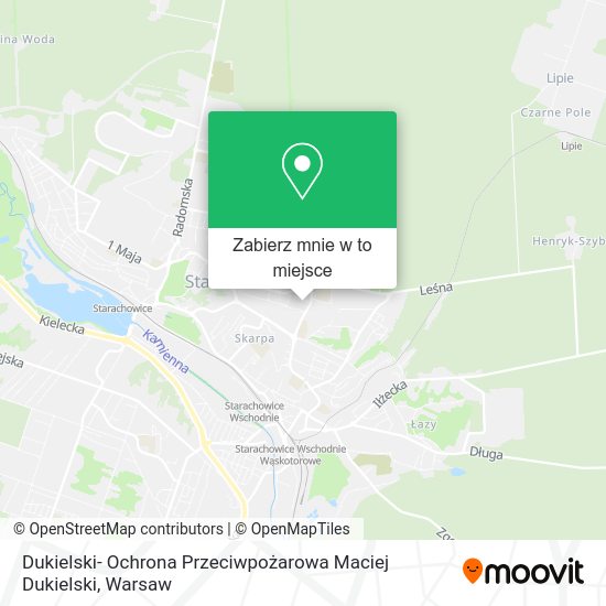 Mapa Dukielski- Ochrona Przeciwpożarowa Maciej Dukielski