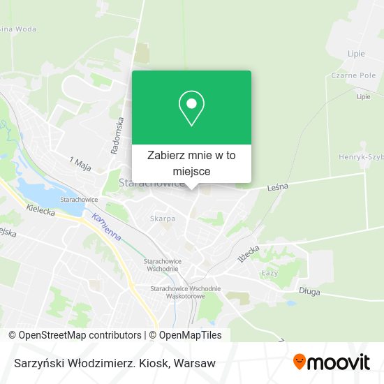 Mapa Sarzyński Włodzimierz. Kiosk