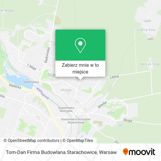 Mapa Tom-Dan Firma Budowlana Starachowice