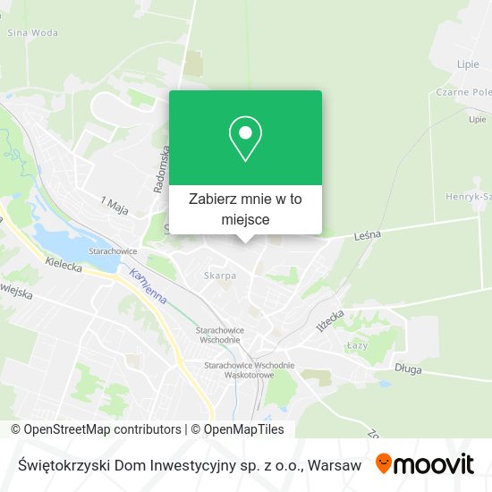 Mapa Świętokrzyski Dom Inwestycyjny sp. z o.o.