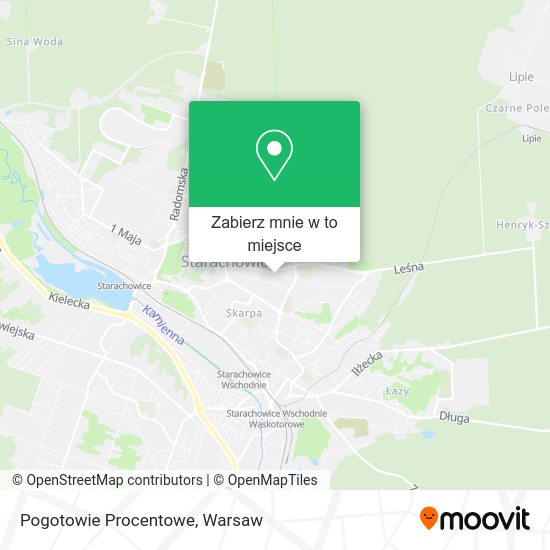 Mapa Pogotowie Procentowe