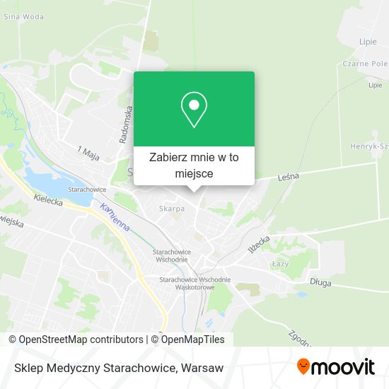 Mapa Sklep Medyczny Starachowice