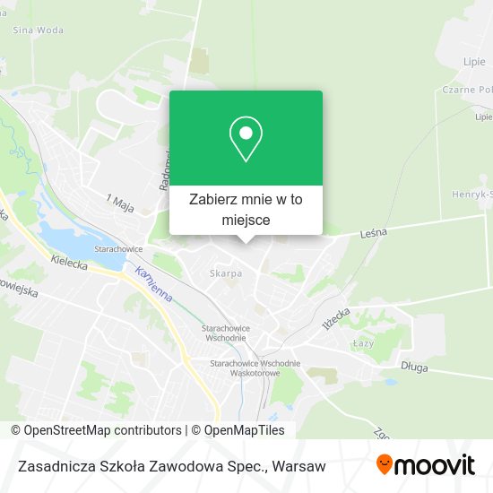 Mapa Zasadnicza Szkoła Zawodowa Spec.