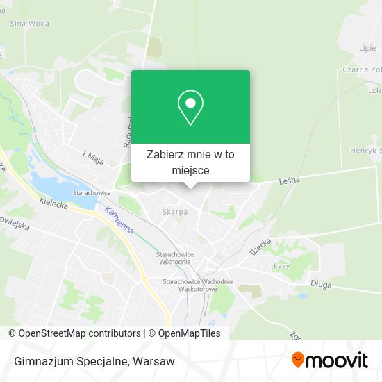 Mapa Gimnazjum Specjalne