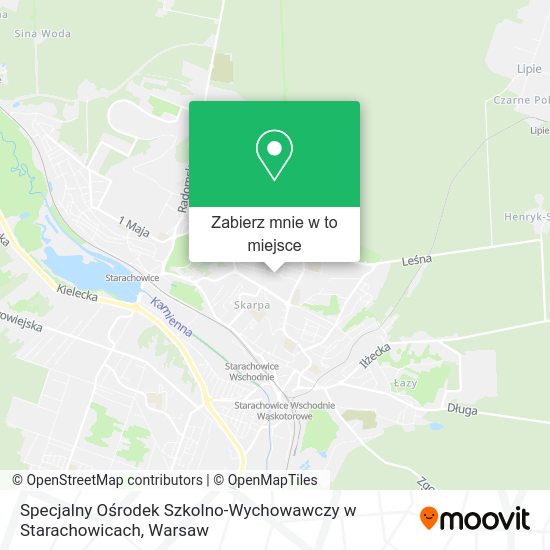 Mapa Specjalny Ośrodek Szkolno-Wychowawczy w Starachowicach