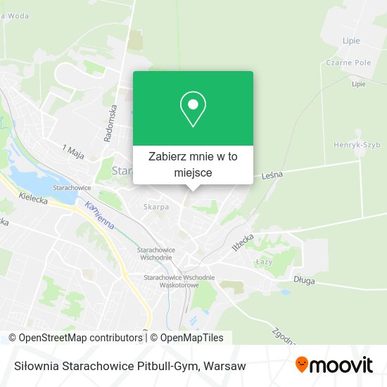 Mapa Siłownia Starachowice Pitbull-Gym