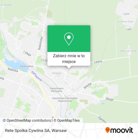 Mapa Rete Spolka Cywilna SA