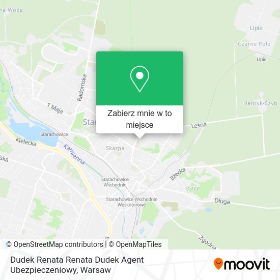 Mapa Dudek Renata Renata Dudek Agent Ubezpieczeniowy