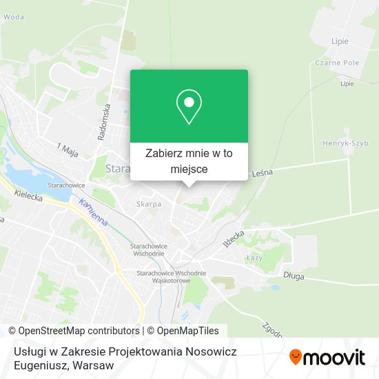 Mapa Usługi w Zakresie Projektowania Nosowicz Eugeniusz