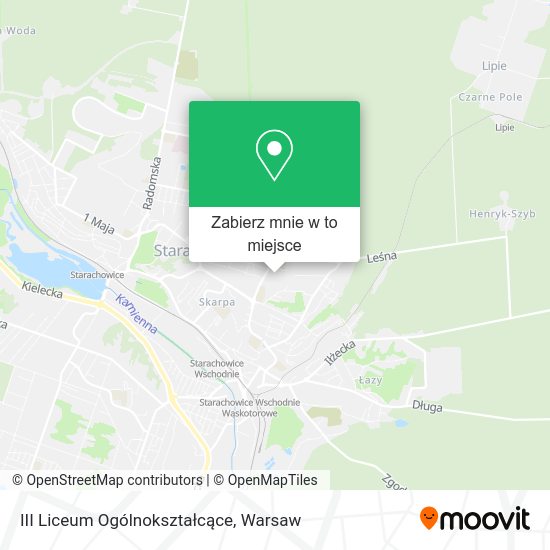 Mapa III Liceum Ogólnokształcące