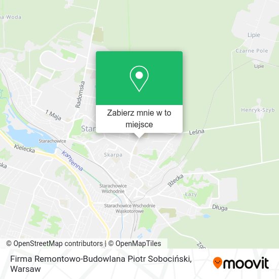 Mapa Firma Remontowo-Budowlana Piotr Sobociński