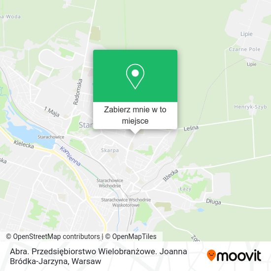 Mapa Abra. Przedsiębiorstwo Wielobranżowe. Joanna Bródka-Jarzyna