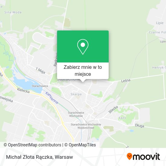 Mapa Michał Złota Rączka