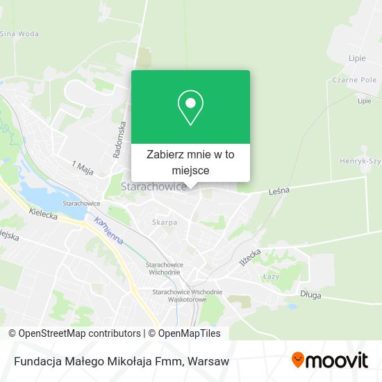 Mapa Fundacja Małego Mikołaja Fmm