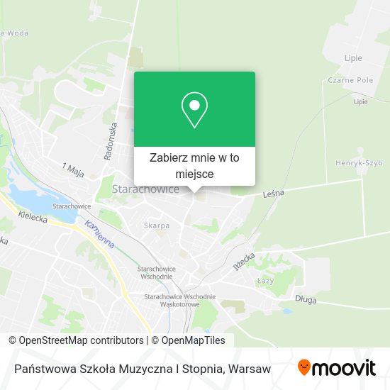 Mapa Państwowa Szkoła Muzyczna I Stopnia