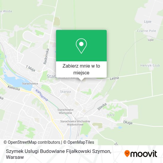 Mapa Szymek Usługi Budowlane Fijałkowski Szymon