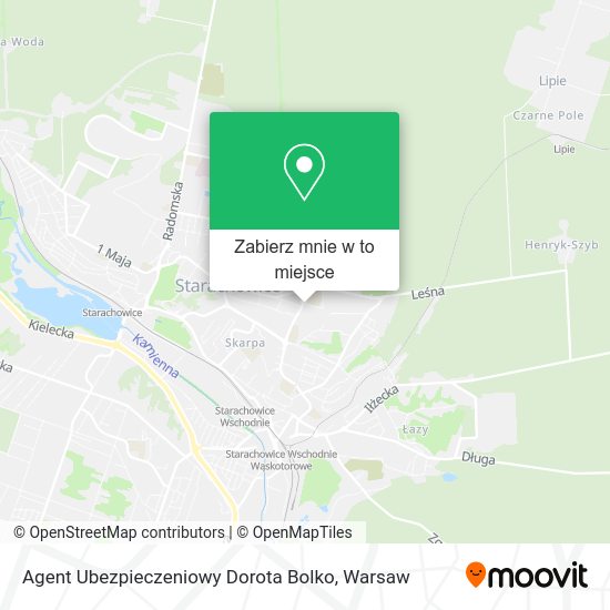 Mapa Agent Ubezpieczeniowy Dorota Bolko