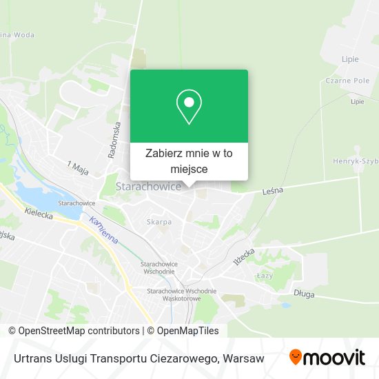 Mapa Urtrans Uslugi Transportu Ciezarowego