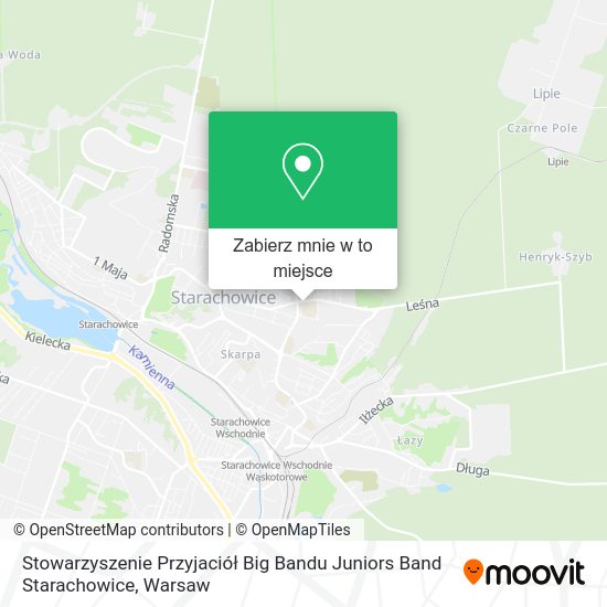 Mapa Stowarzyszenie Przyjaciół Big Bandu Juniors Band Starachowice