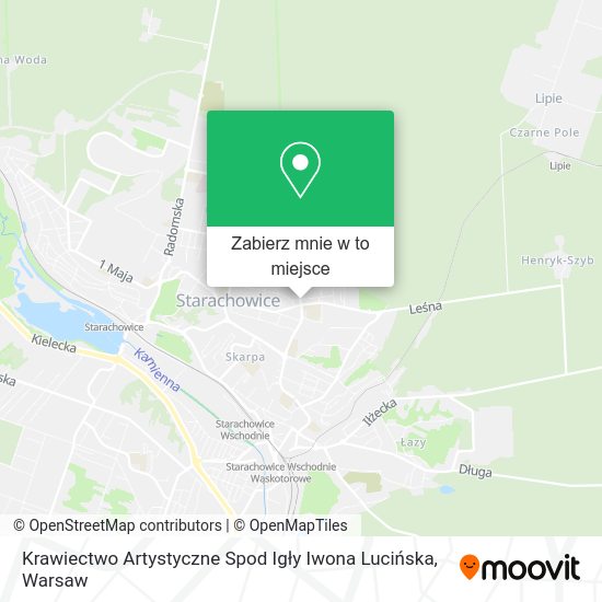 Mapa Krawiectwo Artystyczne Spod Igły Iwona Lucińska