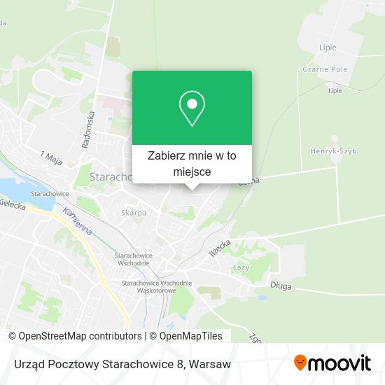 Mapa Urząd Pocztowy Starachowice 8