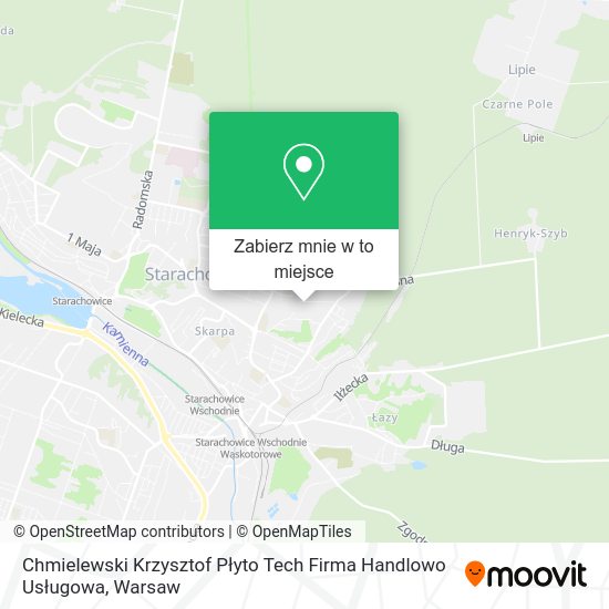 Mapa Chmielewski Krzysztof Płyto Tech Firma Handlowo Usługowa