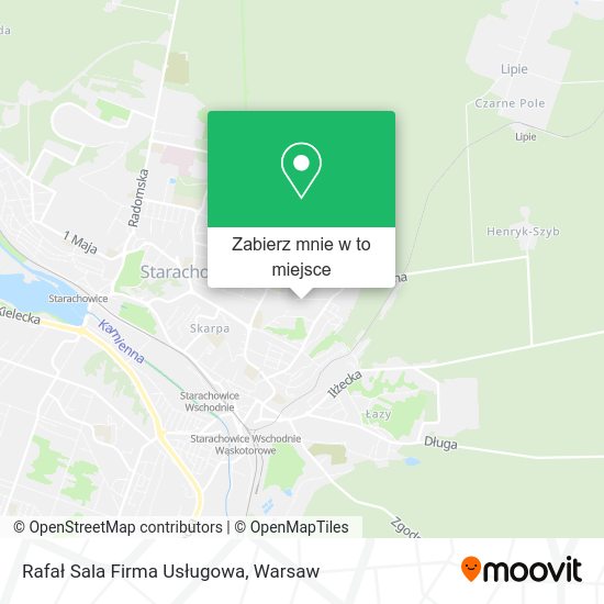 Mapa Rafał Sala Firma Usługowa