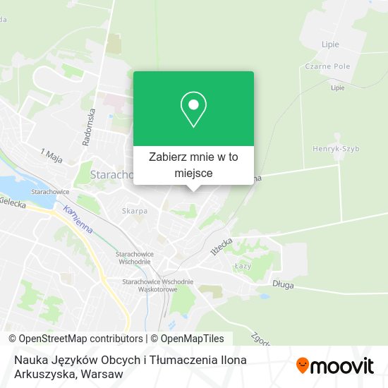 Mapa Nauka Języków Obcych i Tłumaczenia Ilona Arkuszyska