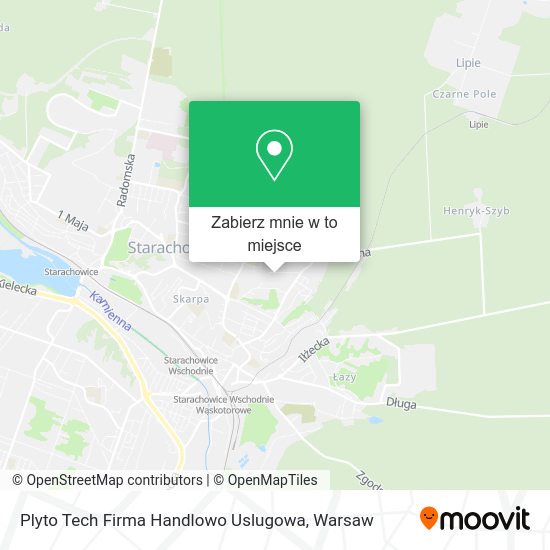 Mapa Plyto Tech Firma Handlowo Uslugowa