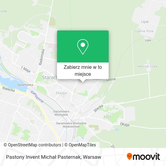 Mapa Pastony Invent Michał Pasternak