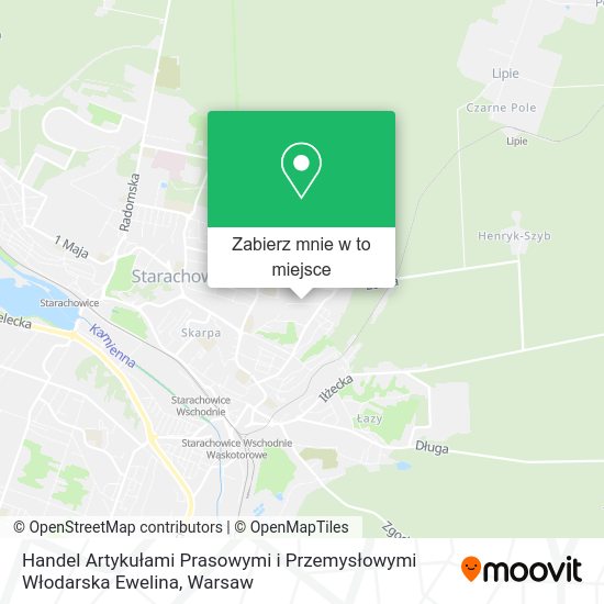 Mapa Handel Artykułami Prasowymi i Przemysłowymi Włodarska Ewelina