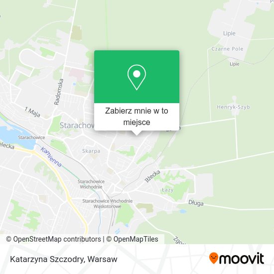 Mapa Katarzyna Szczodry