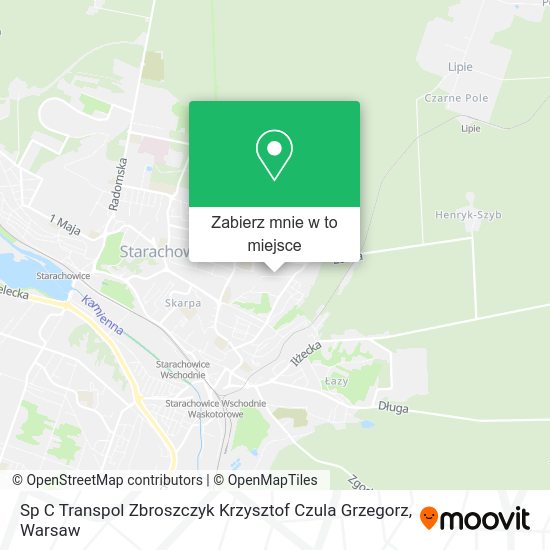 Mapa Sp C Transpol Zbroszczyk Krzysztof Czula Grzegorz