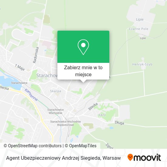 Mapa Agent Ubezpieczeniowy Andrzej Siegieda