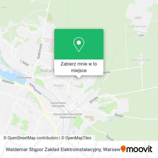 Mapa Waldemar Stąpor Zakład Elektroinstalacyjny