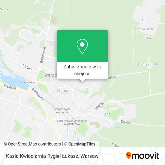 Mapa Kasia Kwiaciarnia Rygiel Łukasz