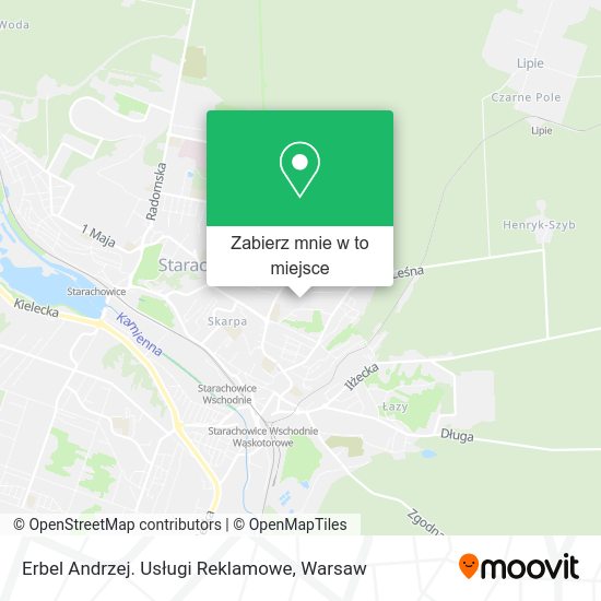 Mapa Erbel Andrzej. Usługi Reklamowe