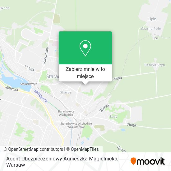 Mapa Agent Ubezpieczeniowy Agnieszka Magielnicka