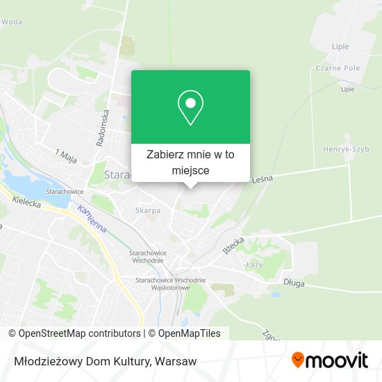 Mapa Młodzieżowy Dom Kultury