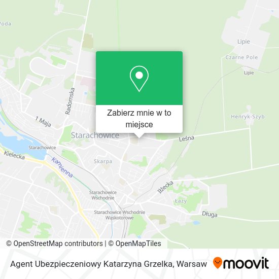 Mapa Agent Ubezpieczeniowy Katarzyna Grzelka