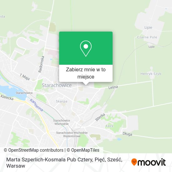 Mapa Marta Szperlich-Kosmala Pub Cztery, Pięć, Sześć