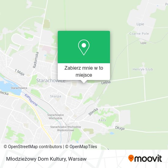 Mapa Młodzieżowy Dom Kultury